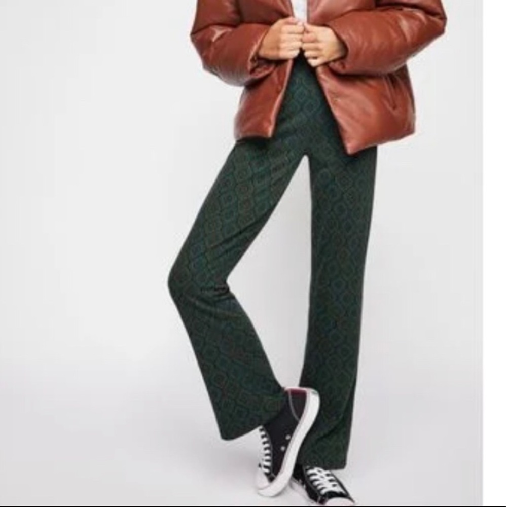 Free People Flare Pattern Pants
